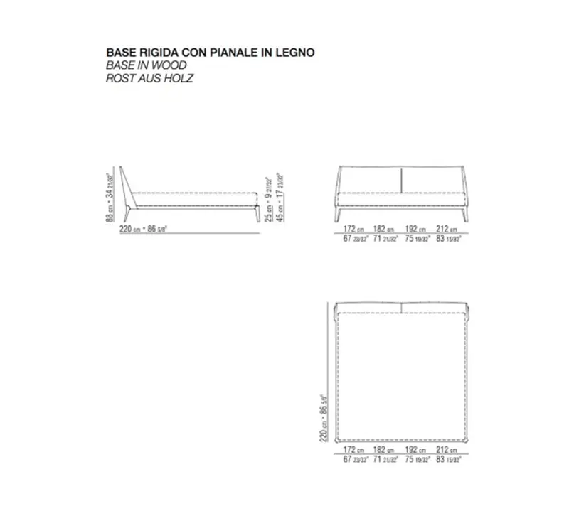 Flexform Isabel Letto