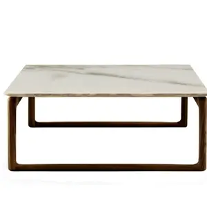 Flexform Brig Tavolino - Rettangolare 130x80 cm in Calacatta oro