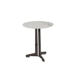 Flexform FLY Tavolino - Ø40 / Calacatta Oro Opaco