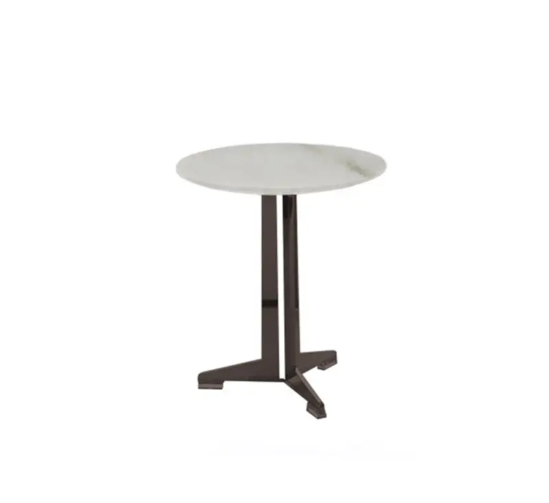 Flexform FLY Tavolino - Ø40 / Calacatta Oro Opaco