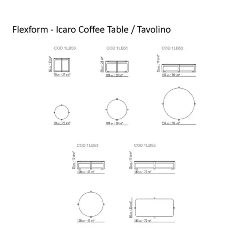 Flexform Icaro Tavolino