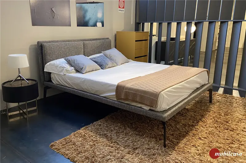 Flexteam Letto James B per rete 160x200 cm - tessuto Samba COL.S11/9 C