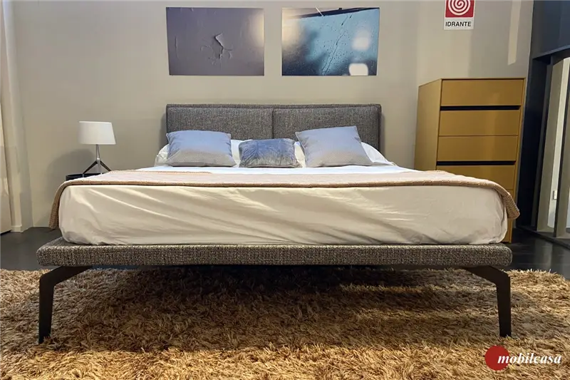 Flexteam Letto James B per rete 160x200 cm - tessuto Samba COL.S11/9 C