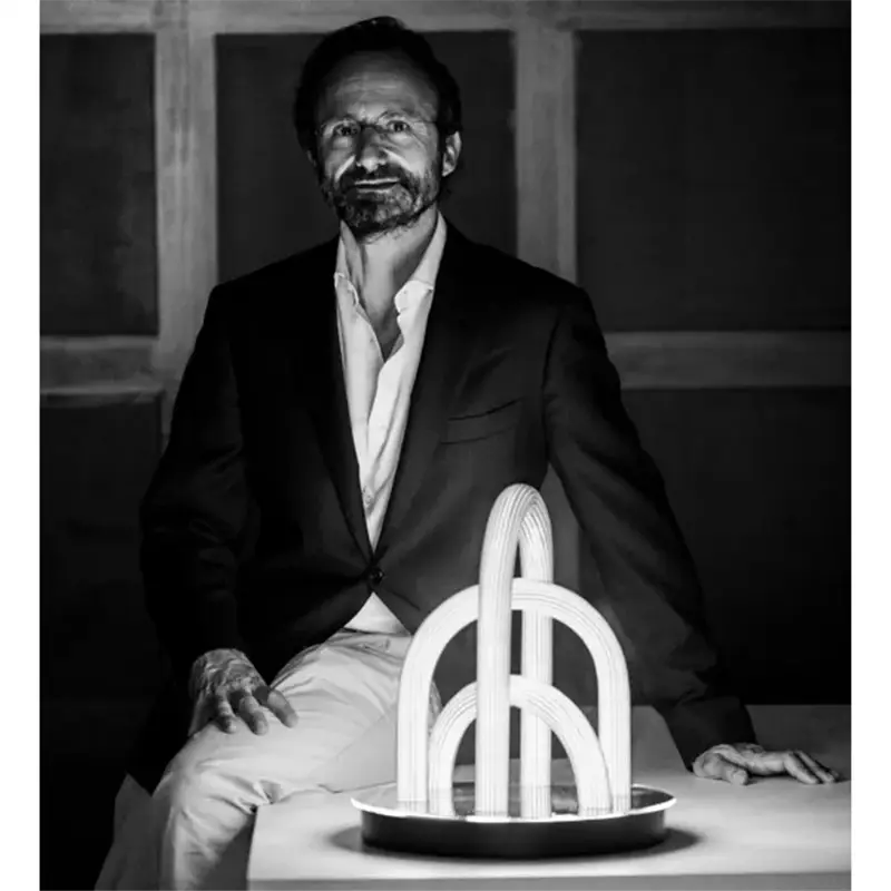 Fontanaarte Oort lampada da tavolo a LED