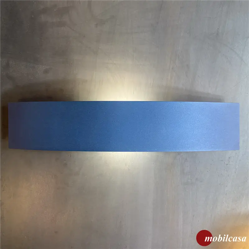 Fontanaarte Riga lampada da parete L. 36 cm - Blu