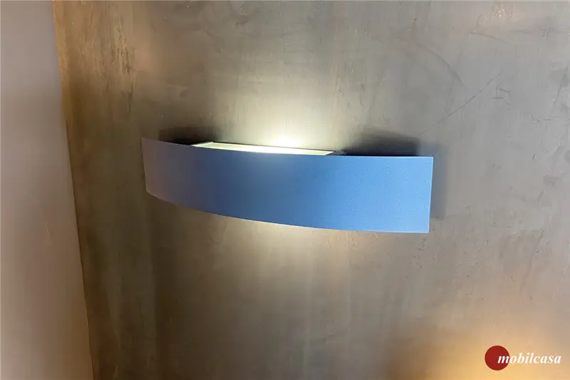 Fontanaarte Riga lampada da parete L. 36 cm - Blu