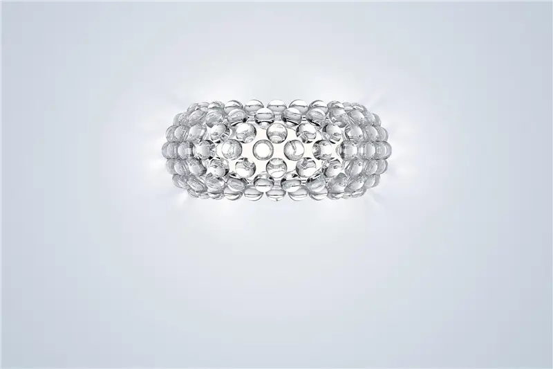 Foscarini Caboche Plus media lampada da parete - trasparente