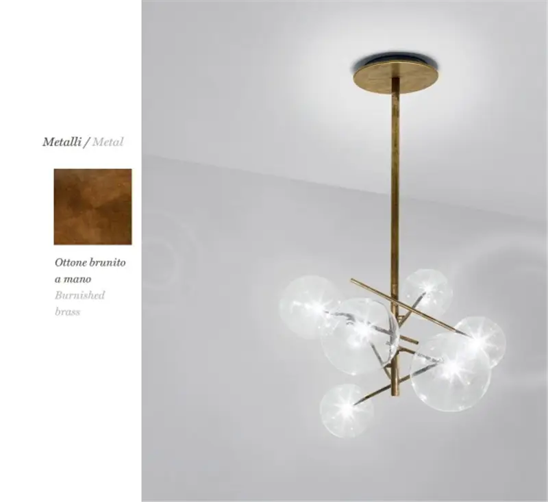 Gallotti&Radice Bolle Lampada a Sospensione 6 Sfere