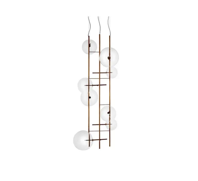 Gallotti&Radice Bolle Tela Lampada a Sospensione