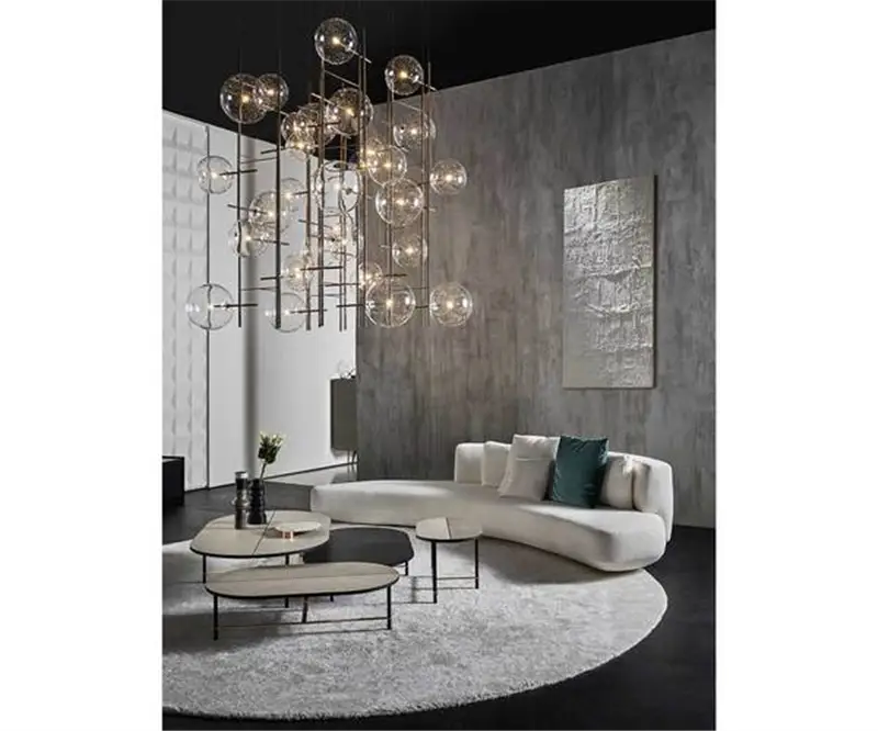 Gallotti&Radice Bolle Tela Lampada a Sospensione