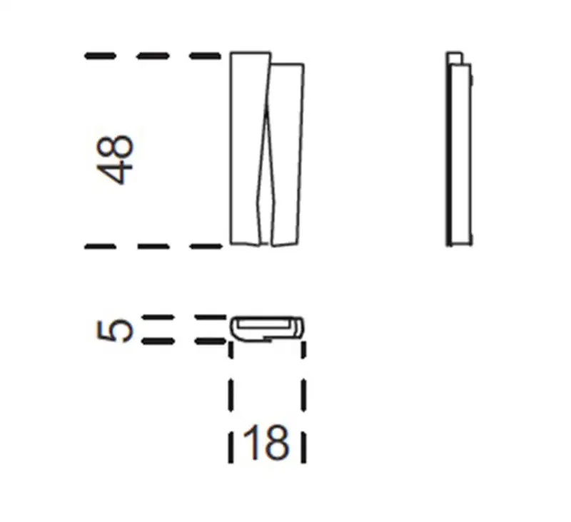 Gallotti&Radice Ori Lampada da Parete
