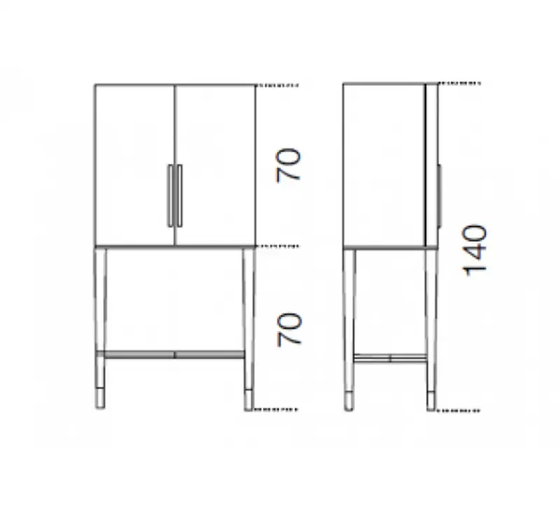 Gallotti&Radice Tama Mobile Bar