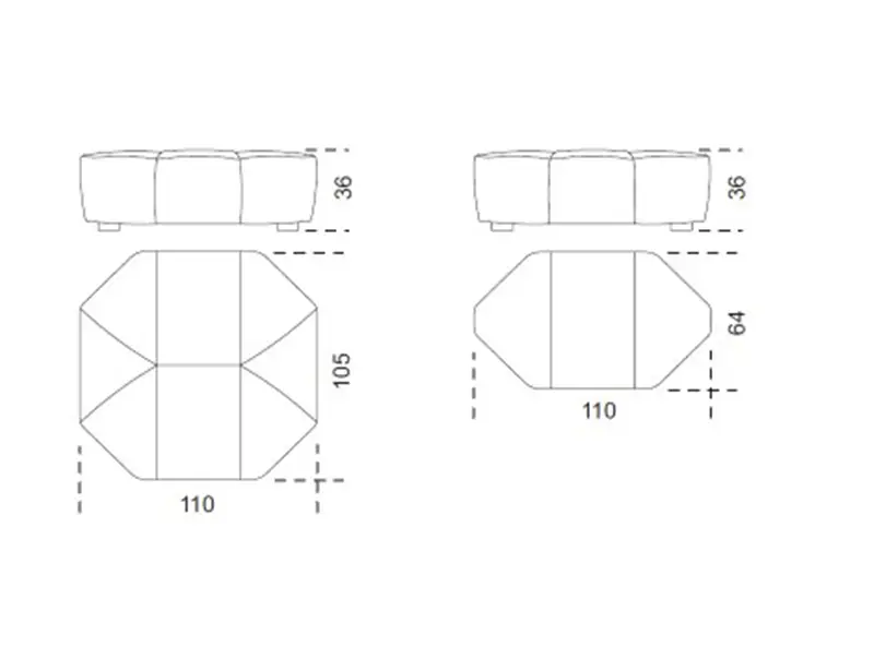 Gallotti&Radice Cloud Pouf