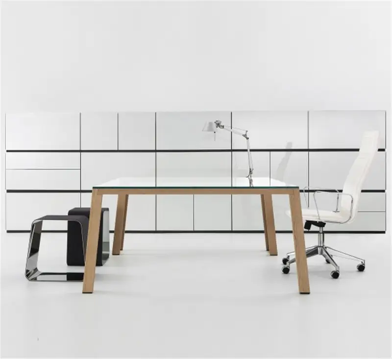 Gallotti&Radice WGS Scrivania Cristallo Trasparente Extralight