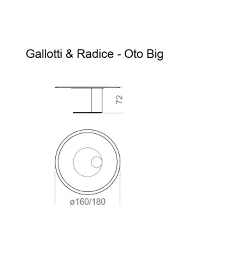 Gallotti&Radice Oto Big Tavolo
