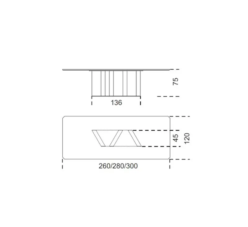 Gallotti&Radice Platium W Tavolo