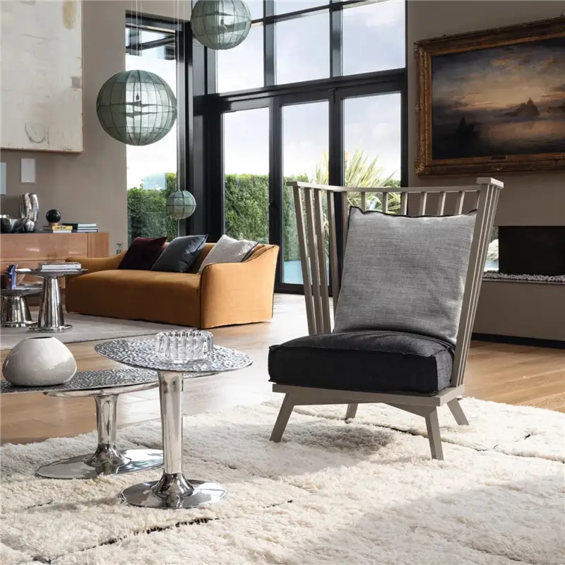 Gervasoni GRAY poltrona con schienale alto