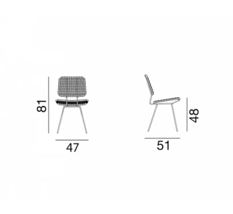 Gervasoni Brick 23 Sedia