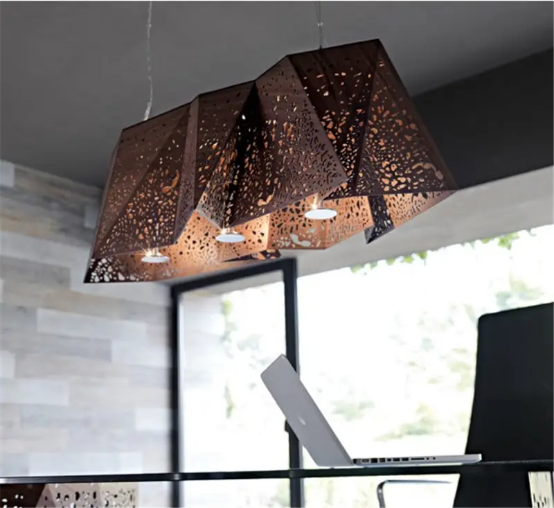 Horm Plywood Chandelier Lampada Sospensione