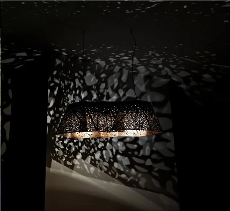 Horm Plywood Chandelier Lampada Sospensione