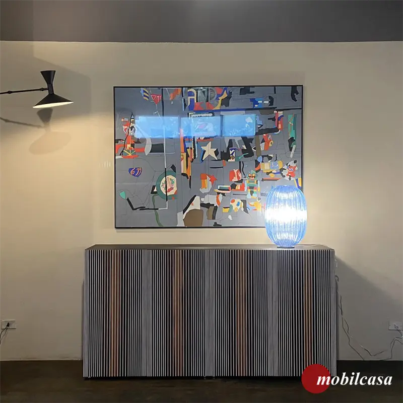 Horm Carlos Madia 192x49x98h - faggio tinto moca