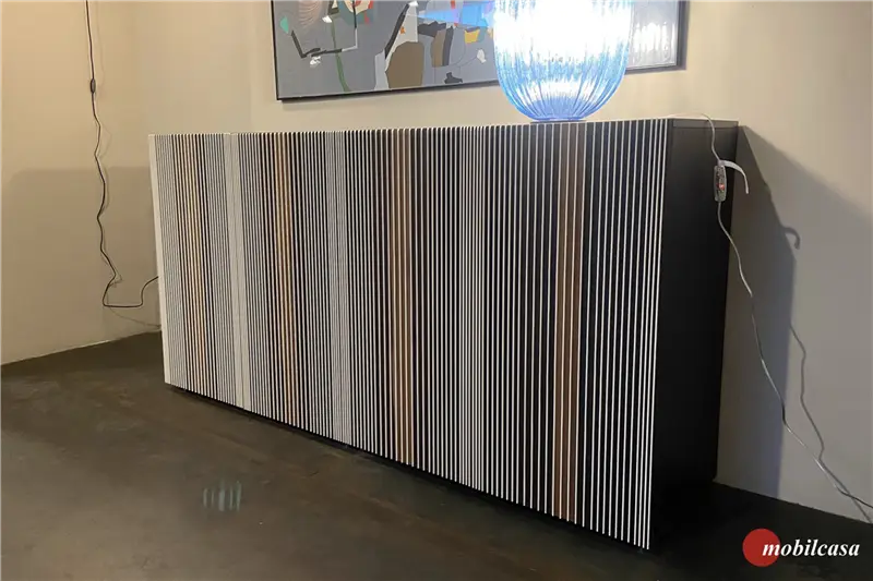 Horm Carlos Madia 192x49x98h - faggio tinto moca