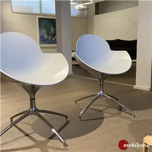 <span class="brand">Infiniti</span> Cookie set da 2 poltroncine - alluminio lucidato scocca pp421c grigio su razze