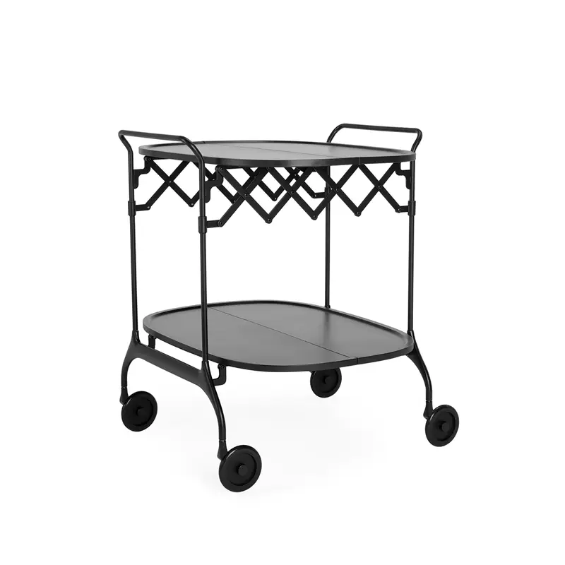 Kartell Gastone Mat Carrello - Nero
