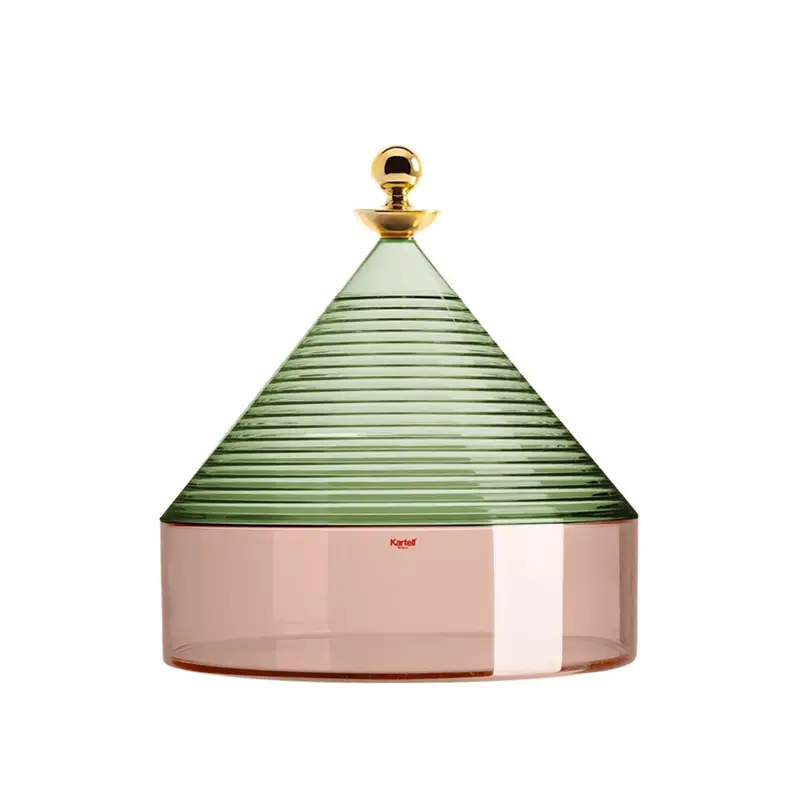 Kartell Trullo contenitore - verde salvia/rosa