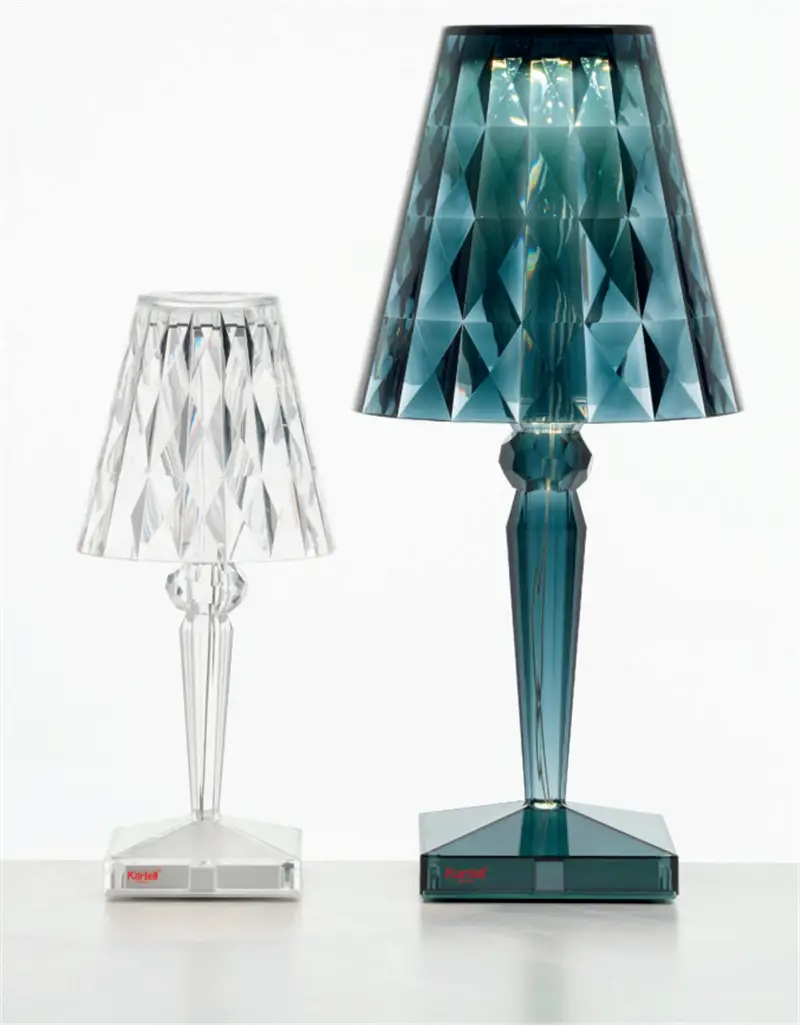 Kartell Big Battery lampada a batteria - azzurro