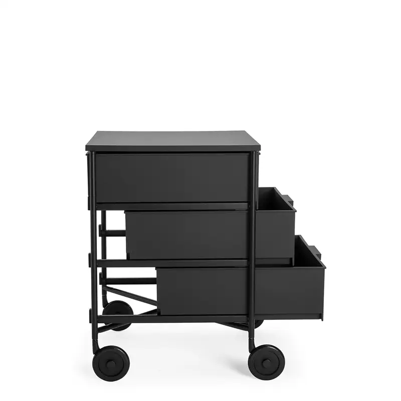 Kartell Mobil MAT Tre Cassetti - nero