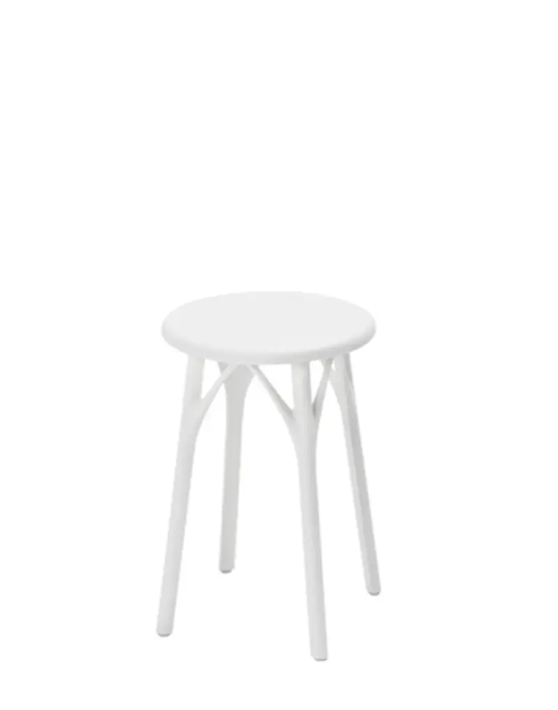 Kartell A.I. Stool Light coppia di sgabelli h. 45 cm - Bianco