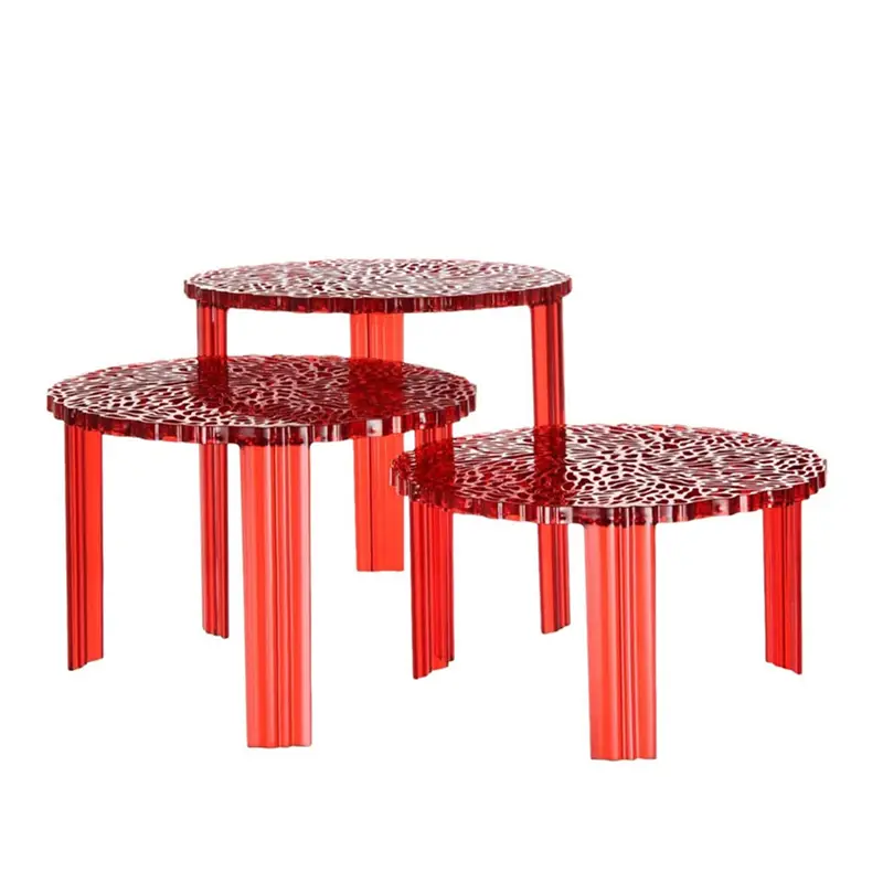 Kartell T-Table medio rosso