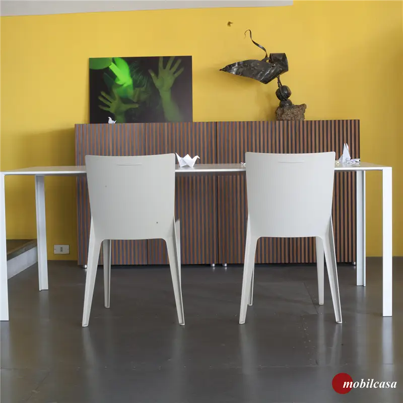 Kartell Four Tavolo - 190x90 cm, Soft touch bianco