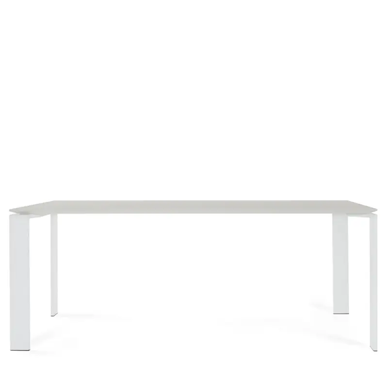Kartell Four Tavolo - 190x90 cm, Soft touch bianco