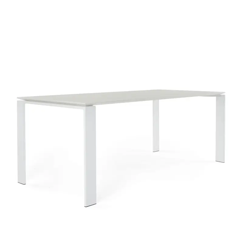 Kartell Four Tavolo - 190x90 cm, Soft touch bianco