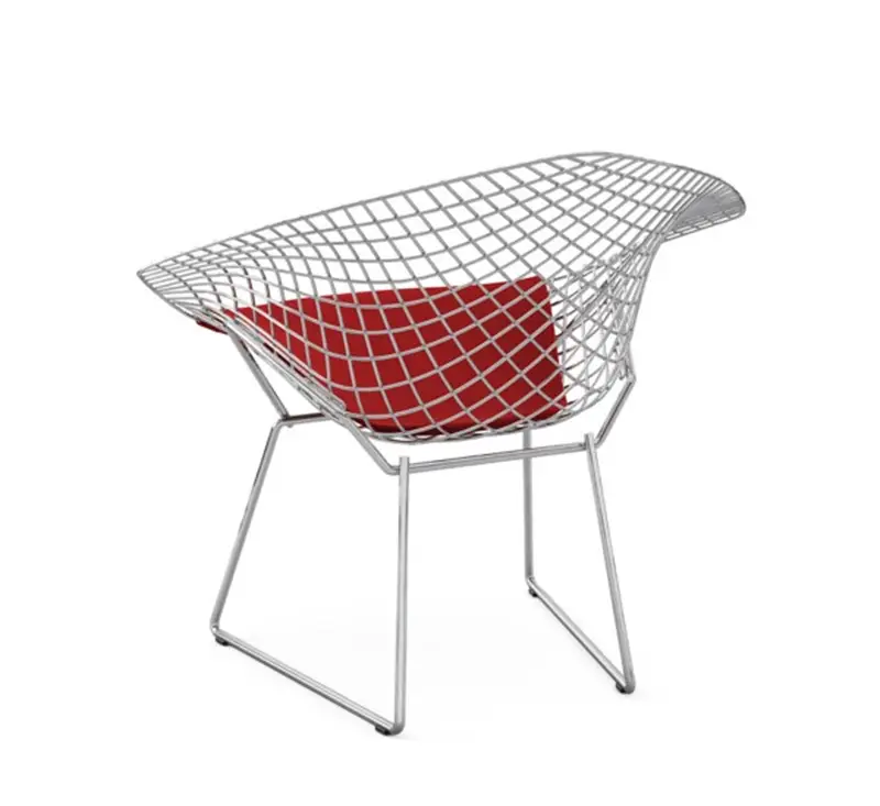Knoll Bertoia Diamond poltroncina con cuscino