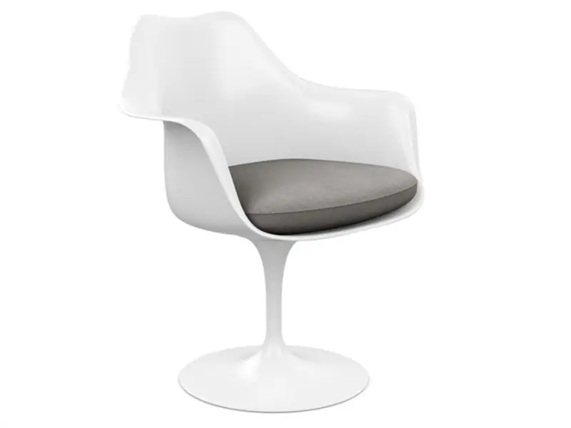 Knoll Tulip Poltroncina Girevole con cuscino