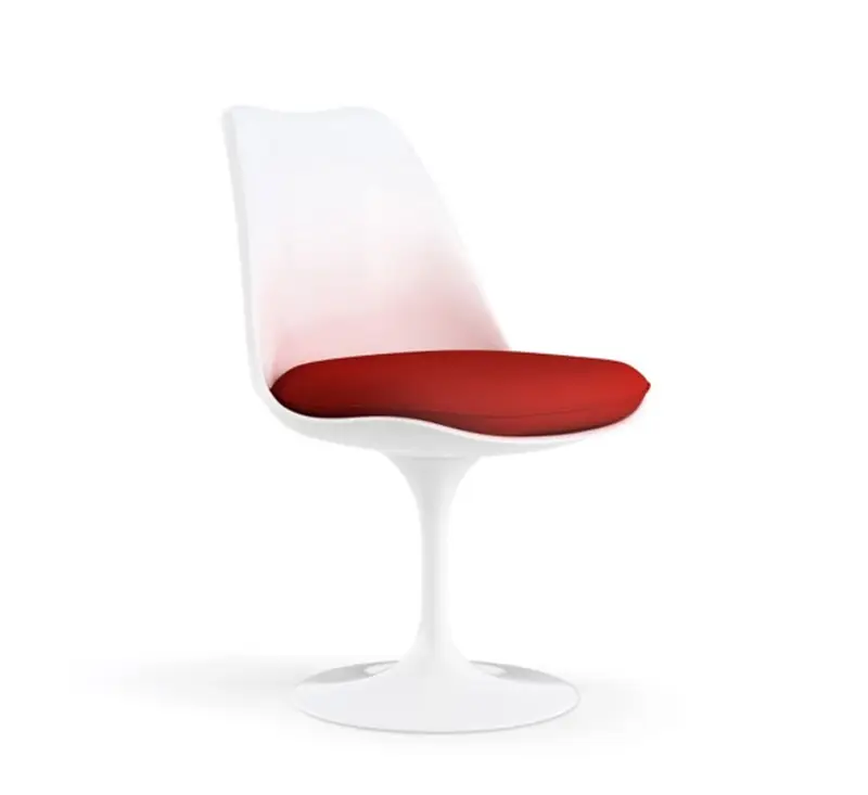 Knoll Tulip Sedia Girevole con Cuscino
