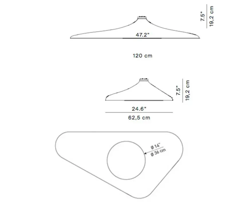Luceplan Soleil Noir Lampada da Soffitto