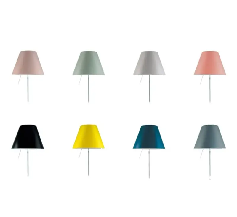 Luceplan Costanza D13 p.t. Lampada da Tavolo - Perno Alluminio