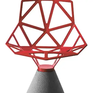 Magis Chair_One sedia con base in cemento