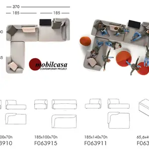 MDF Italia Cosy composizione uno