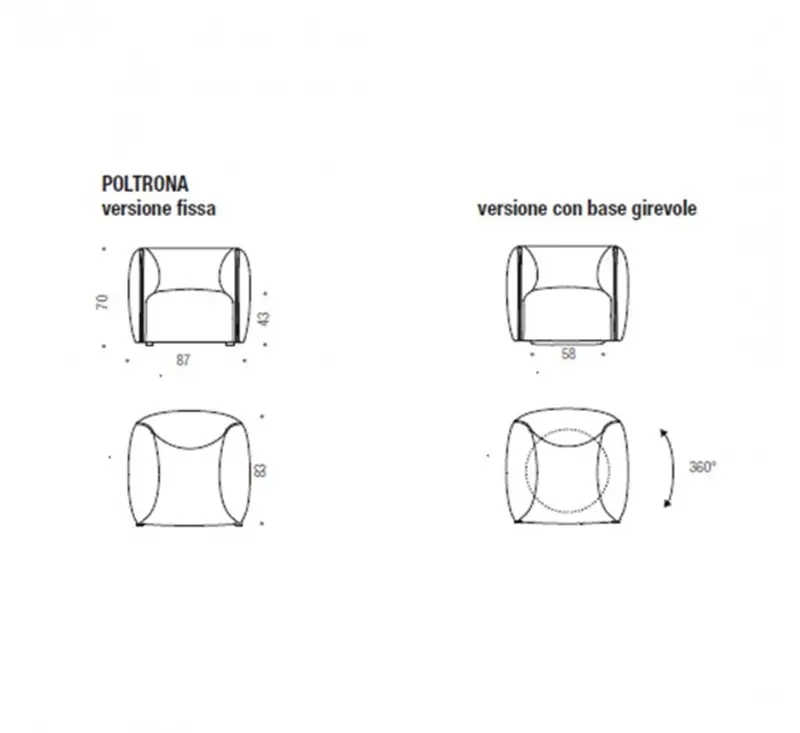 MDF Italia Mia Poltrona