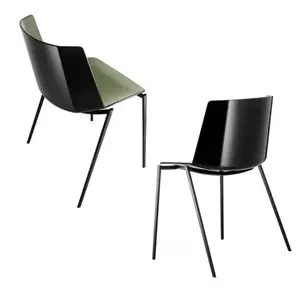 MDF Italia Aïku scocca bicolore gambe tonde