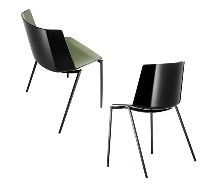 MDF Italia Aïku scocca bicolore gambe tonde