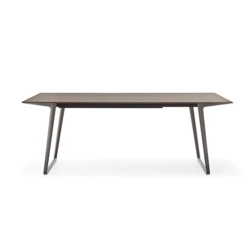 MDF Italia Axy Extension Tavolo Allungabile - 100x220 Rovere Chiaro/Bronzo