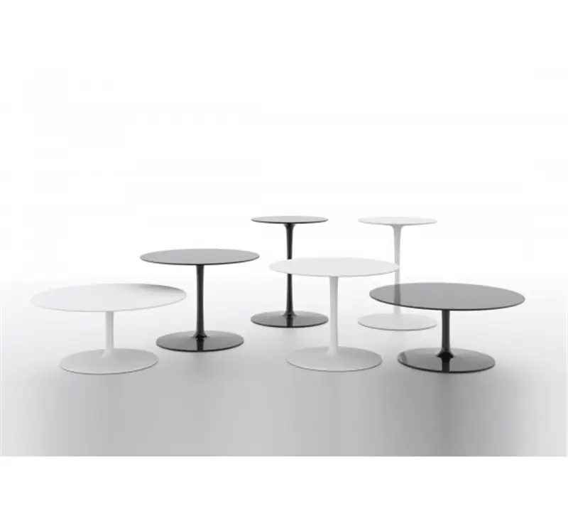 MDF Italia Flow Low table H 43 Nero Lucido