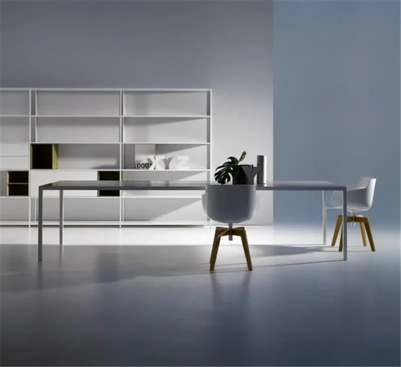 MDF Italia LIM Tavolo Cristallo Laccato cm. 100X200