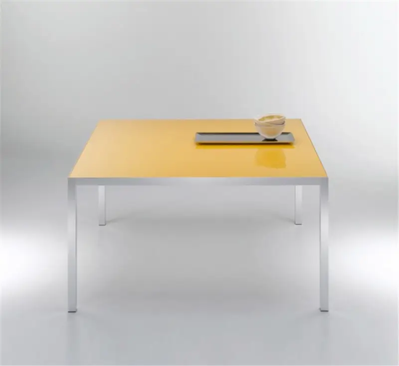 MDF Italia LIM Tavolo Cristallo Laccato cm. 100X200